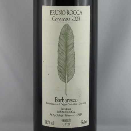 Bruno Rocca - Barbaresco COPAROSSA DOCG 2003